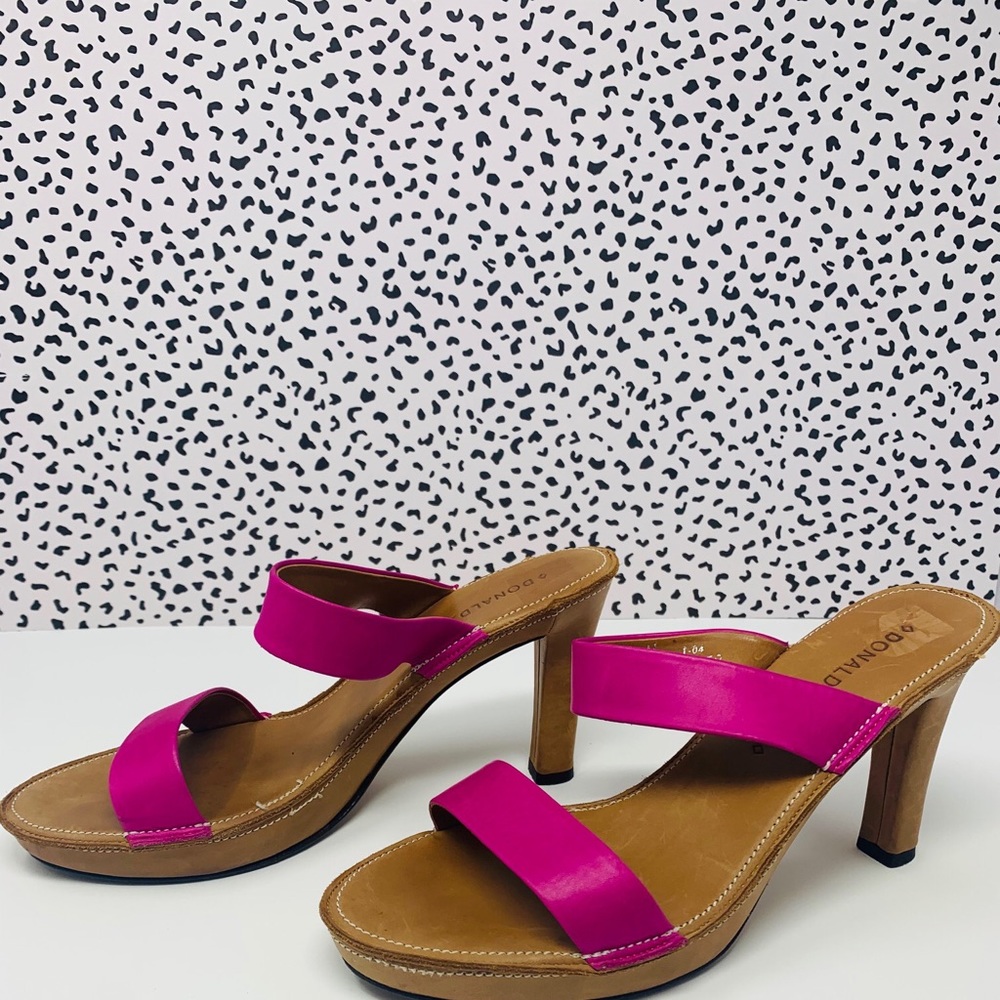 Donald J Pliner Leather Heels